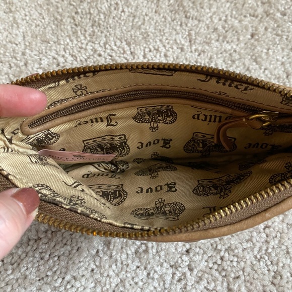 Juicy Couture Tan Leather Wristlet - Picture 3 of 6
